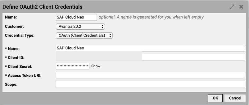 SAP Neo Auth Page