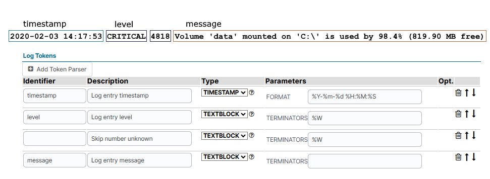 UI Log Adapter Definition