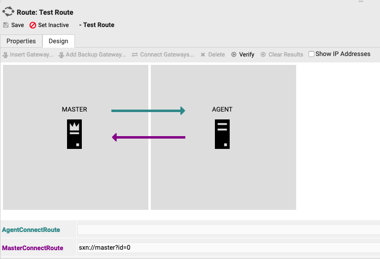 Route initial design