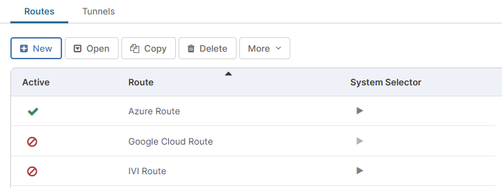 Route List