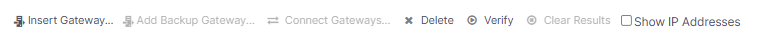 Route toolbar