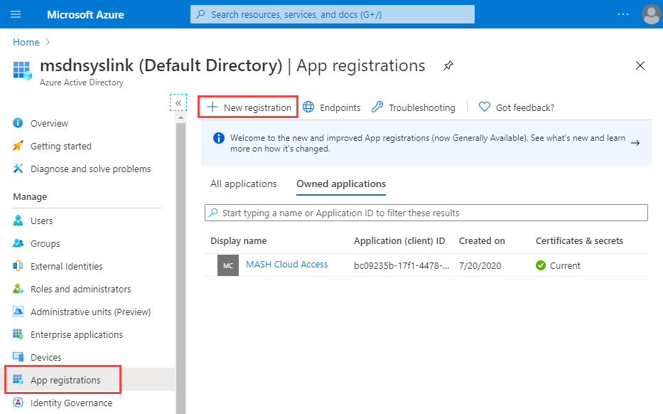 New Registration