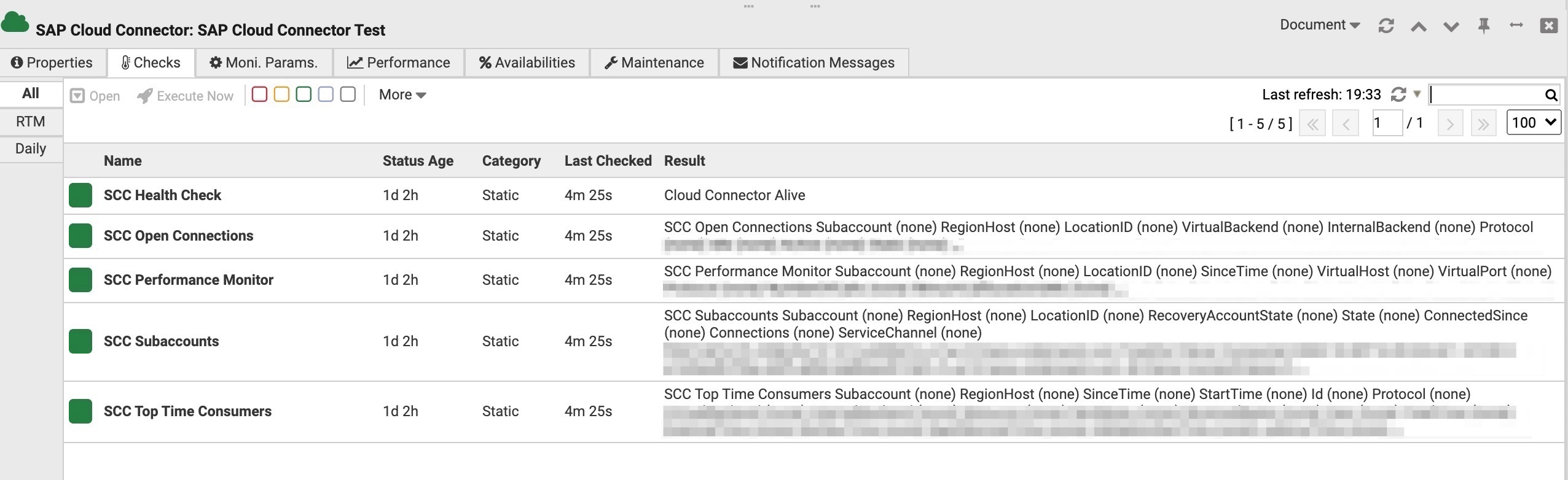 SAP Cloud Connector Checks